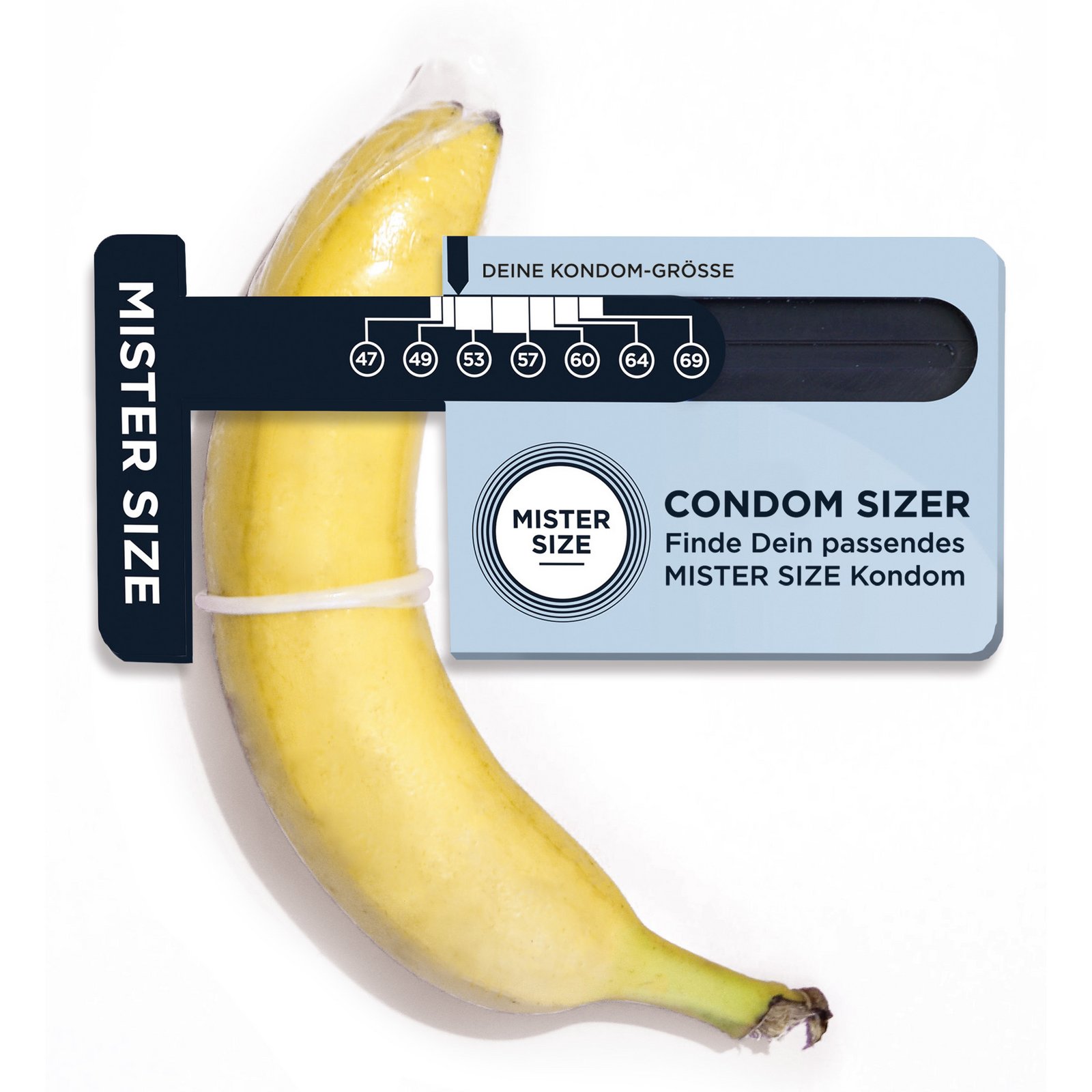 Condom Sizer - High quality measuring tool to determine the condom size.